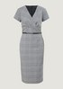 Dress with a Prince of Wales check pattern from comma