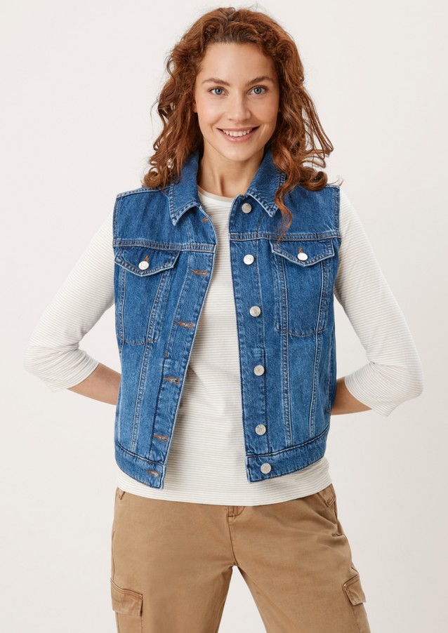 Damen Jacken | Jeansweste aus Baumwolle - HA18259