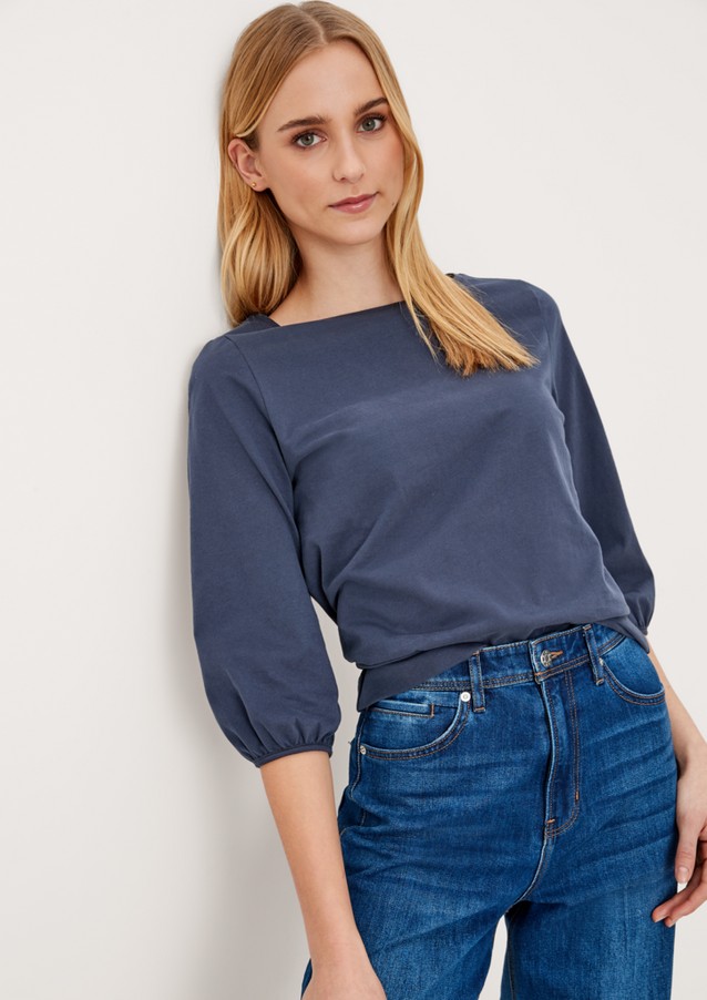 Femmes Shirts & tops | T-shirt en coton doux - QC32030
