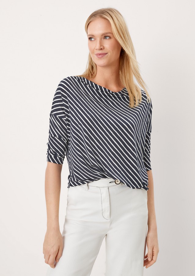 Damen Shirts & Tops | Jerseyshirt mit Streifenmuster - KX43681