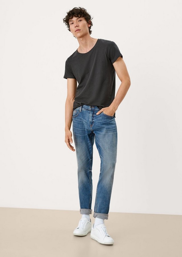 Herren Jeans | Regular: Straight leg-Jeans - OX58049