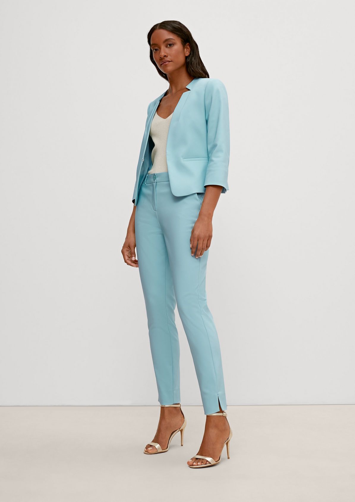 Business blazer with 3/4-length sleeves from comma