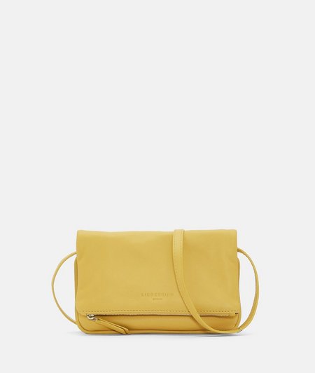 Folded clutch bag in soft leather from liebeskind