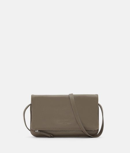 Folded clutch bag in soft leather from liebeskind