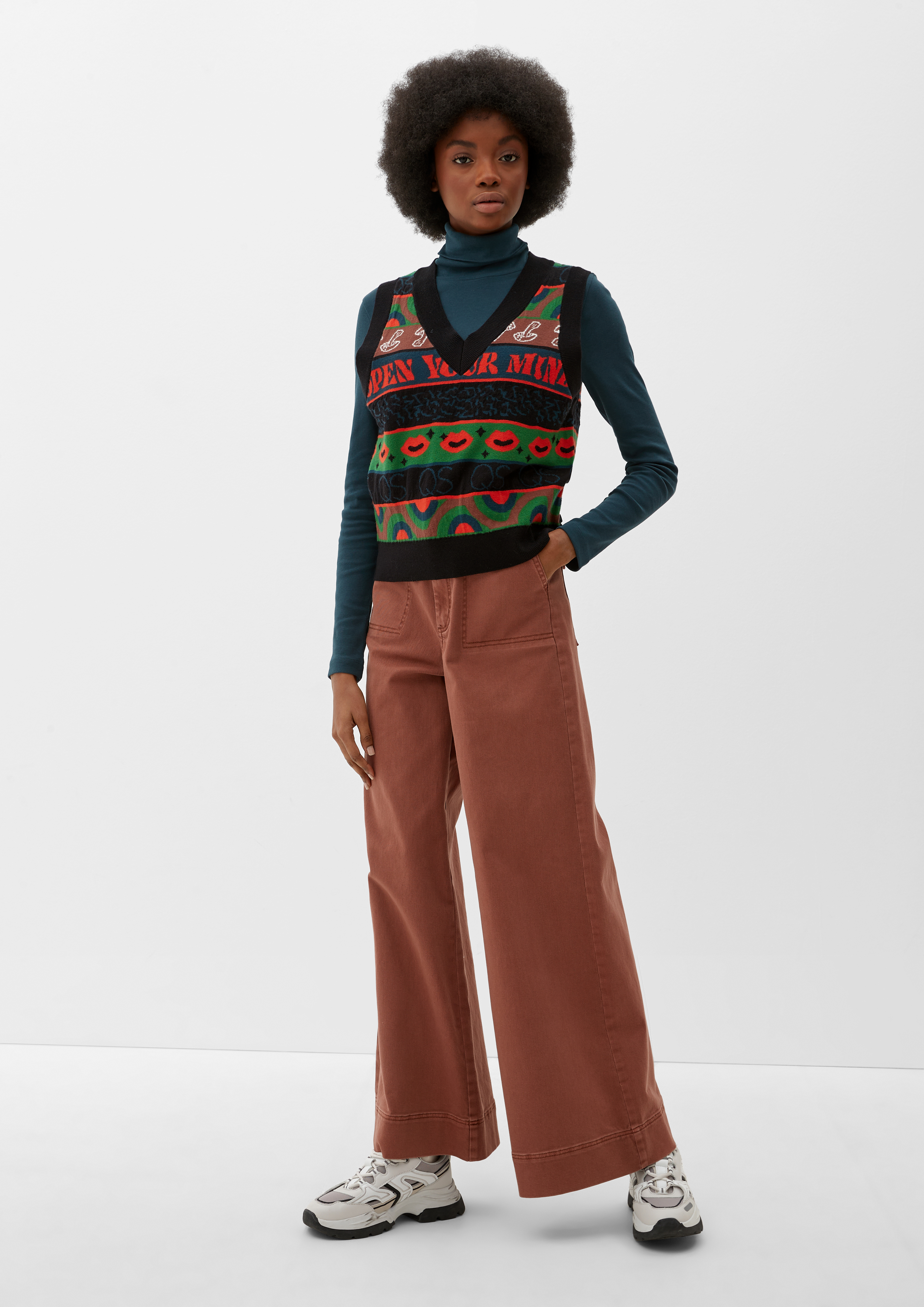 Knitted vest