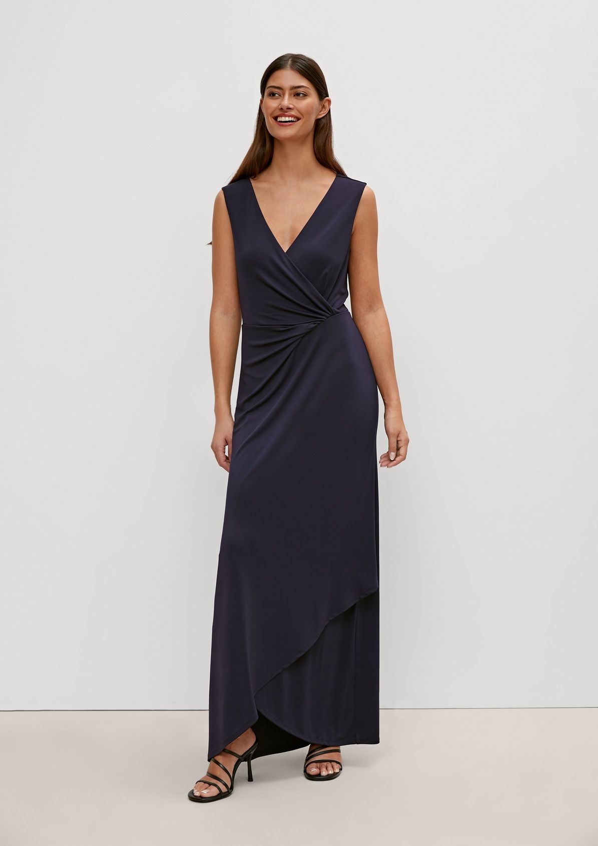 Wrap-effect maxi dress from comma