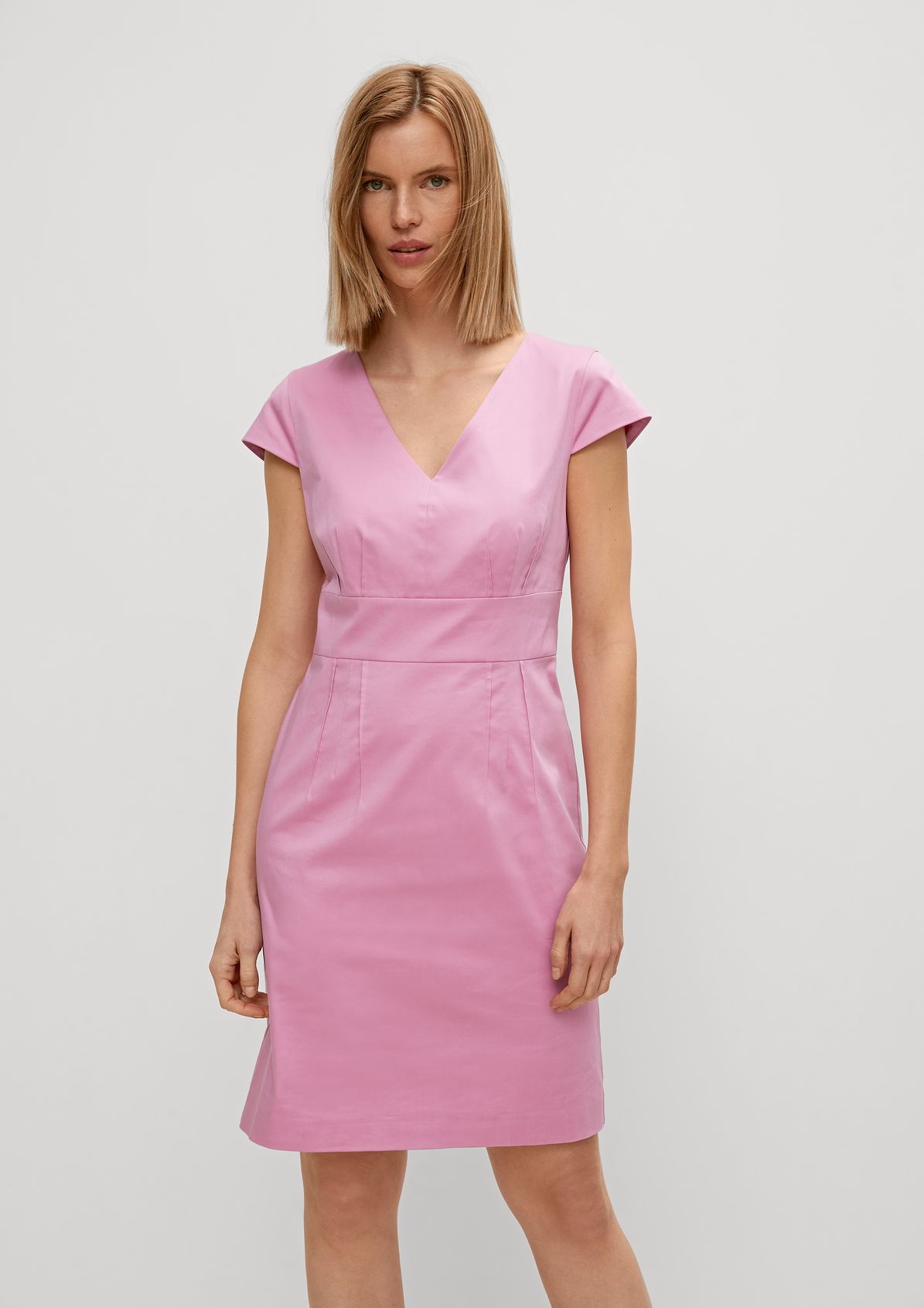 Sheath dress with cap sleeves from comma