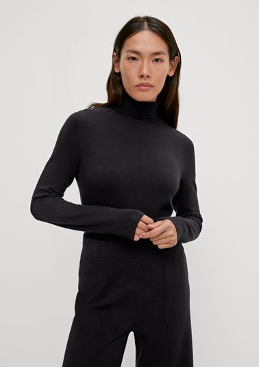 Fine knit viscose blend jumper from comma