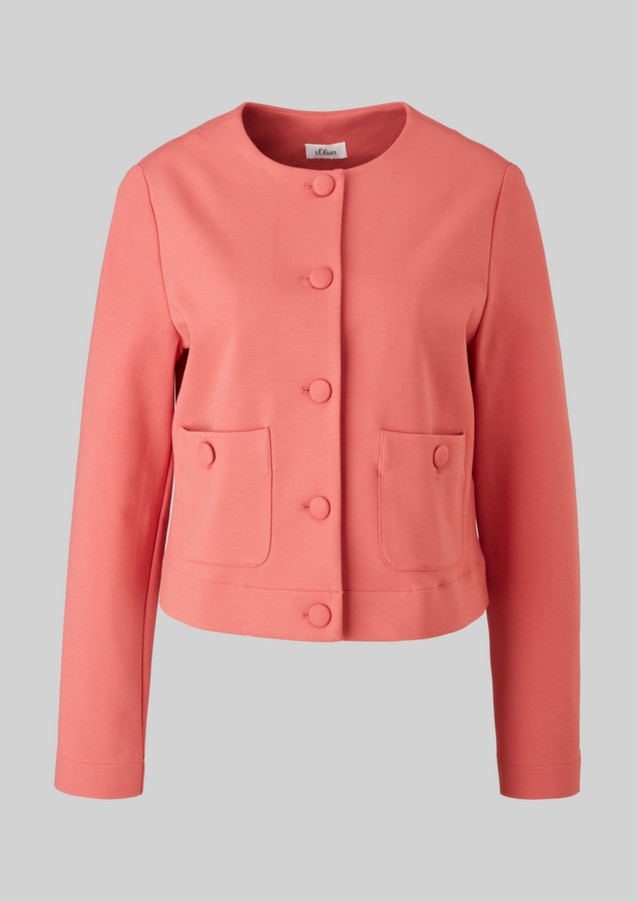 Women Jackets | Boxy jacket made of blended viscose - BL91381