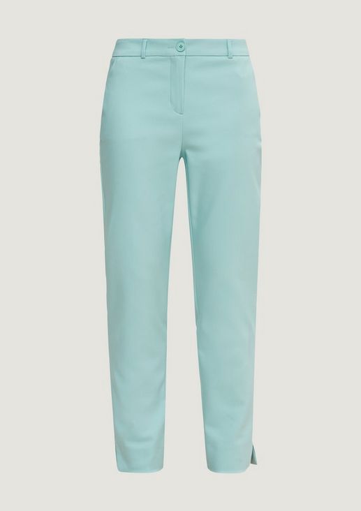 Regular fit: 7/8-length trousers in a simple design from comma