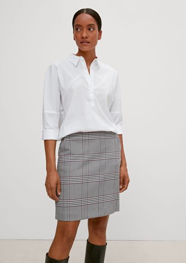 Short stretch viscose skirt from comma
