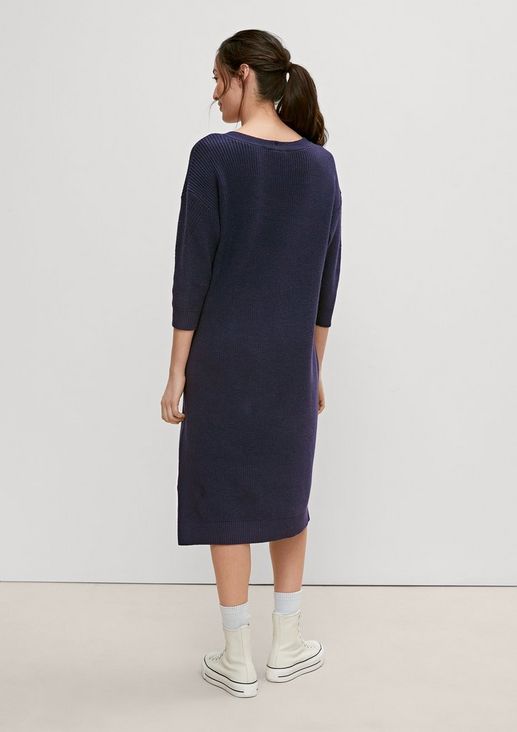 Knit dress with 3/4-length sleeves from comma