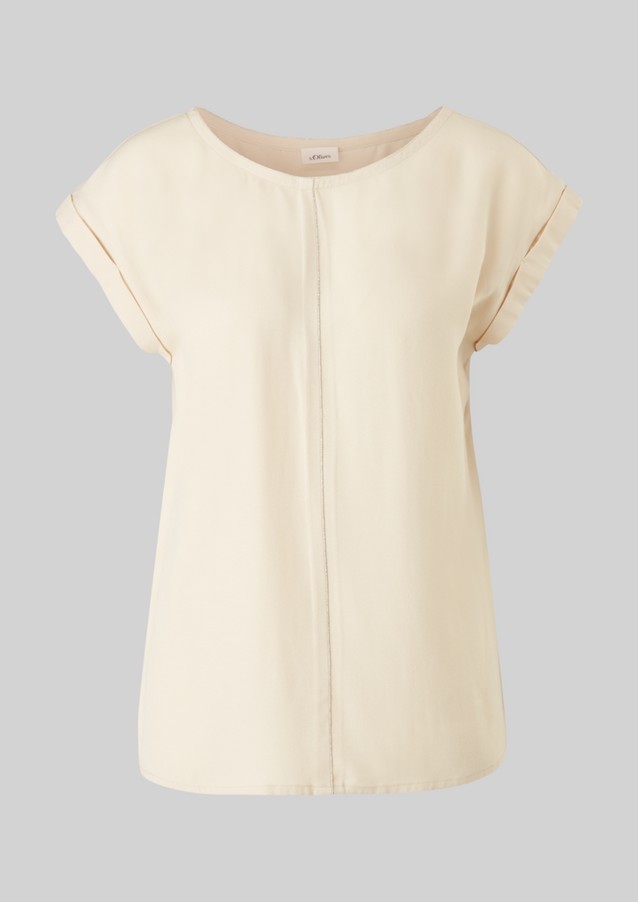 Femmes Shirts & tops | T-shirt en viscose mélangée - WT69966