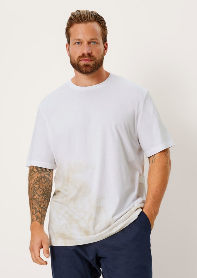 Hommes Big Sizes | T-shirt à effet délavé - NX91014