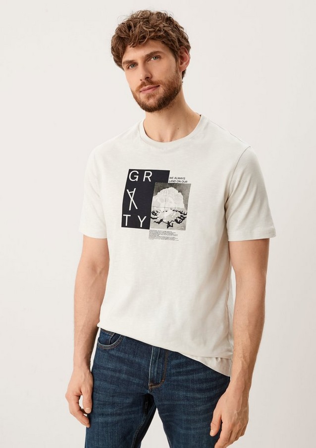 Hommes Hauts | T-shirt à imprimé sur le devant - ET56595