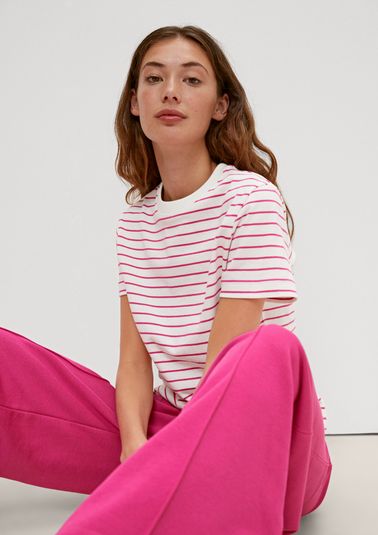 Striped jersey T-shirt from comma