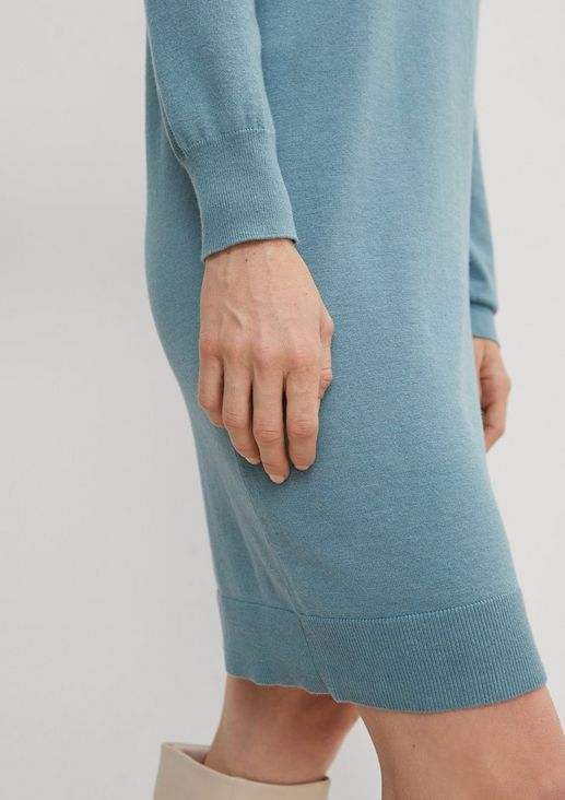 Knit dress with ribbed details from comma