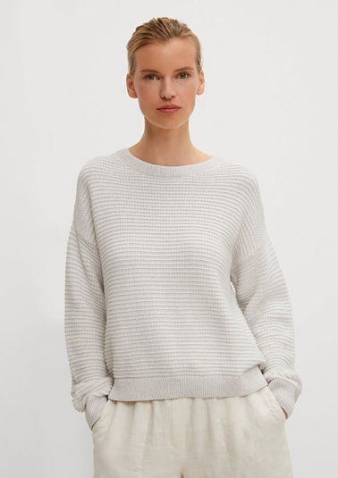 Jumper made of mouliné yarn from comma