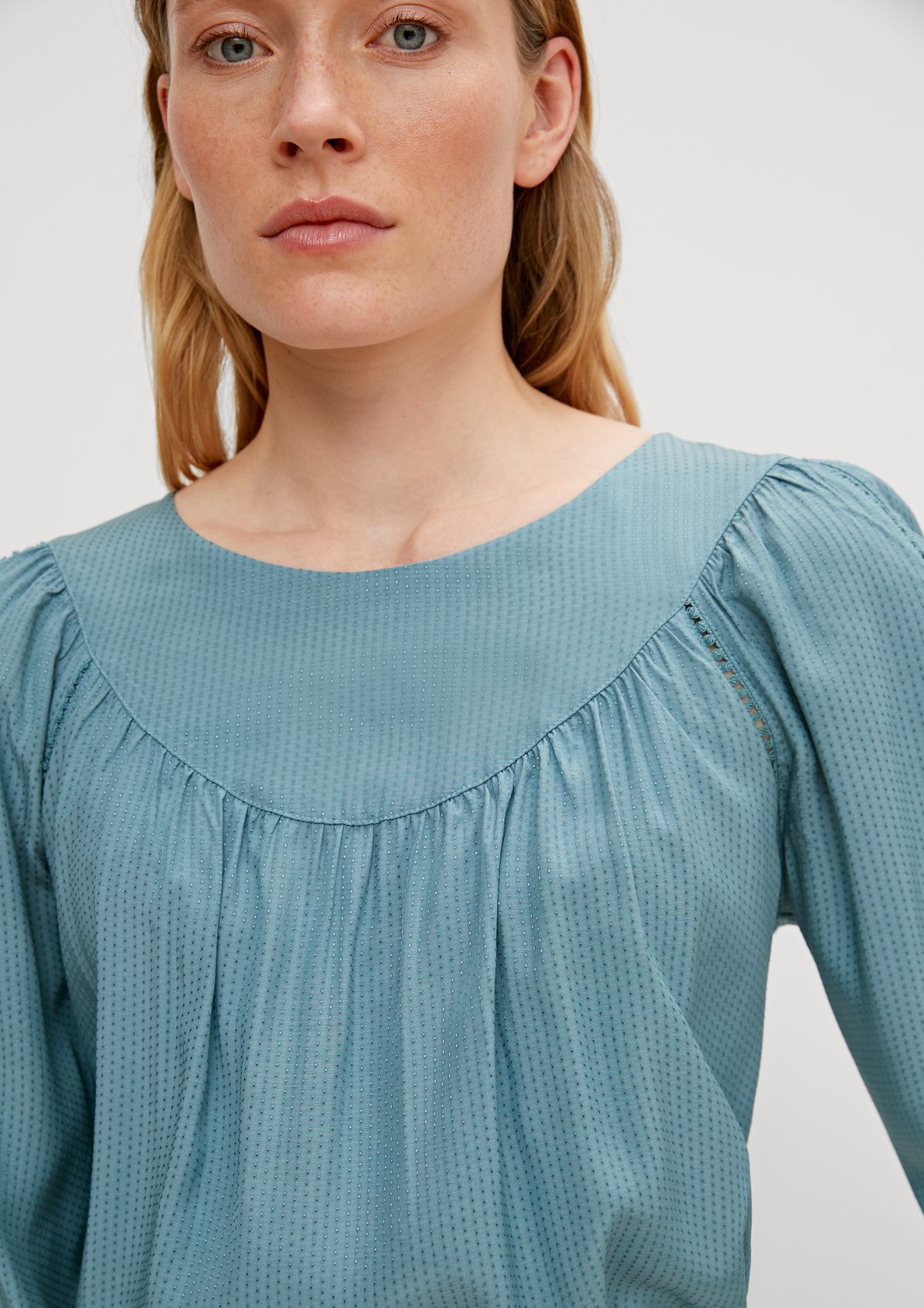 Blouse with embroidery from comma