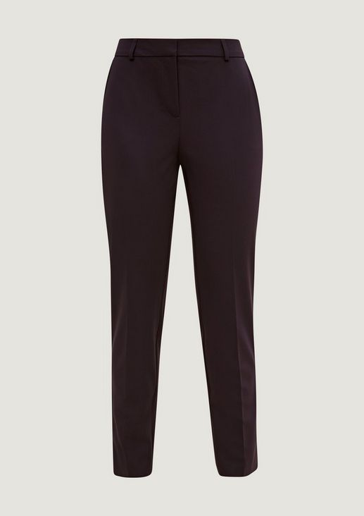 Regular fit: Elegant stretchy trousers from comma