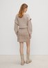 Check skirt in a wool blend from comma