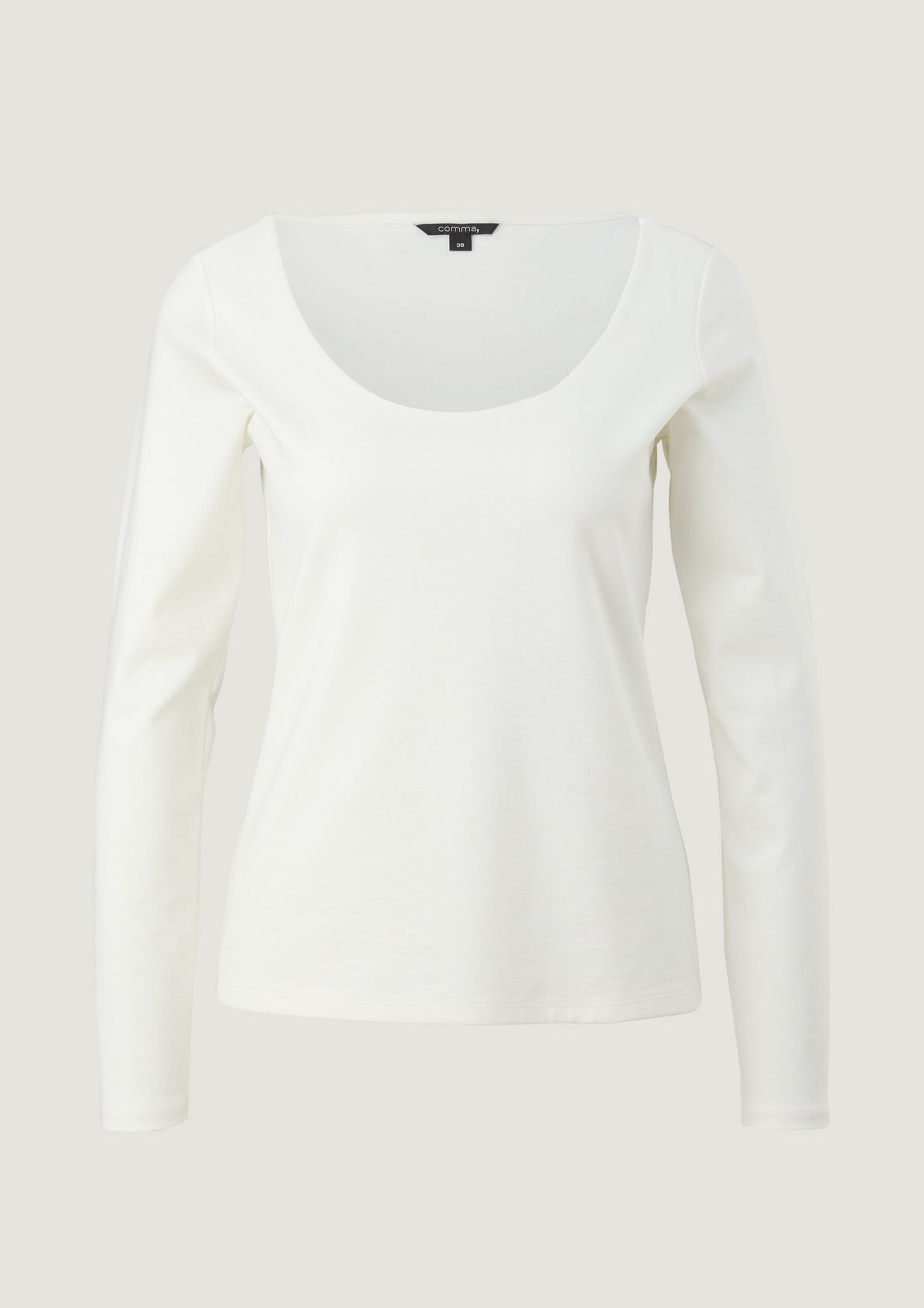 Long sleeve top in blended lyocell from comma