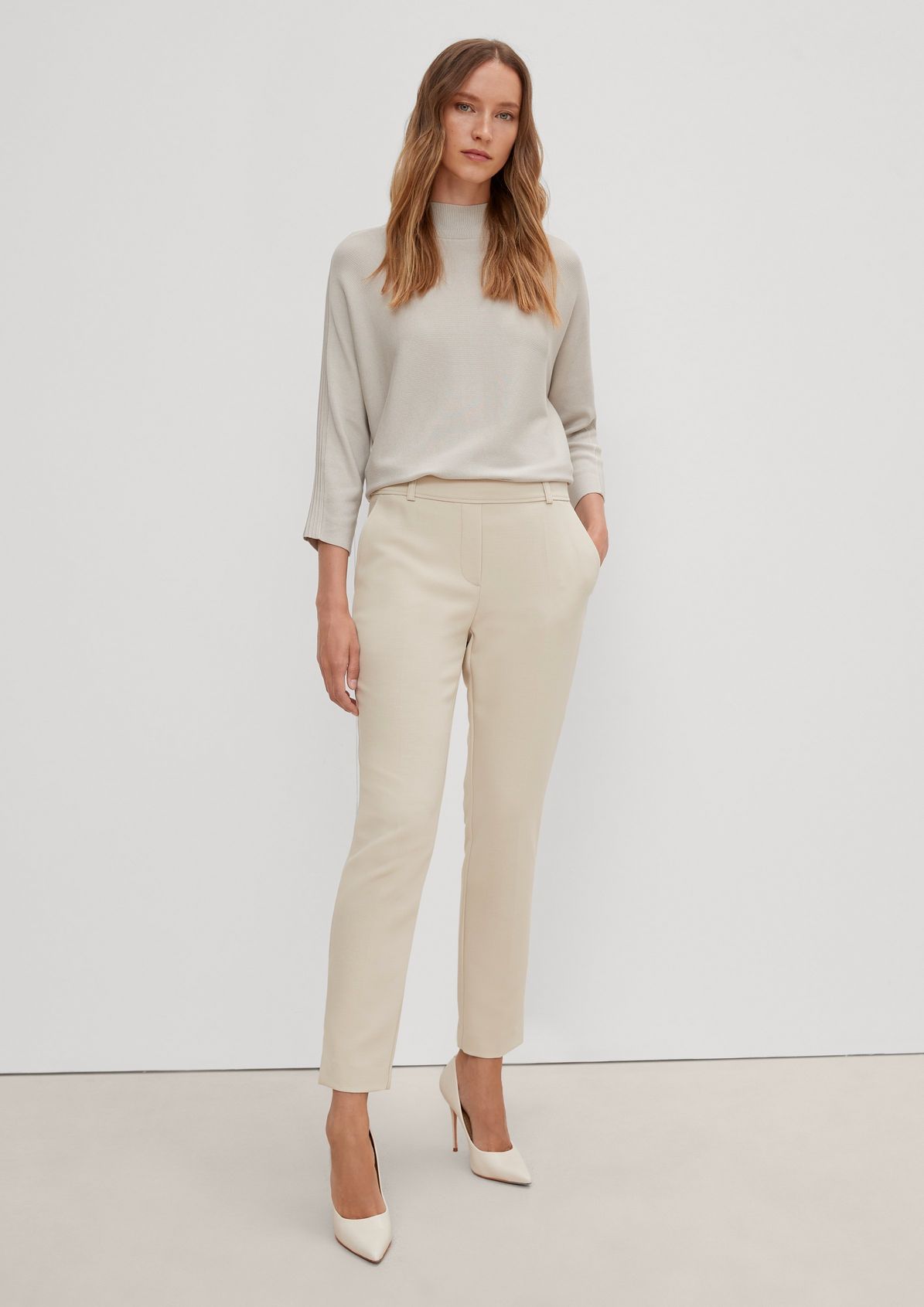 Viscose blend trousers from comma