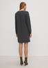 Short dress in double-faced fabric from comma