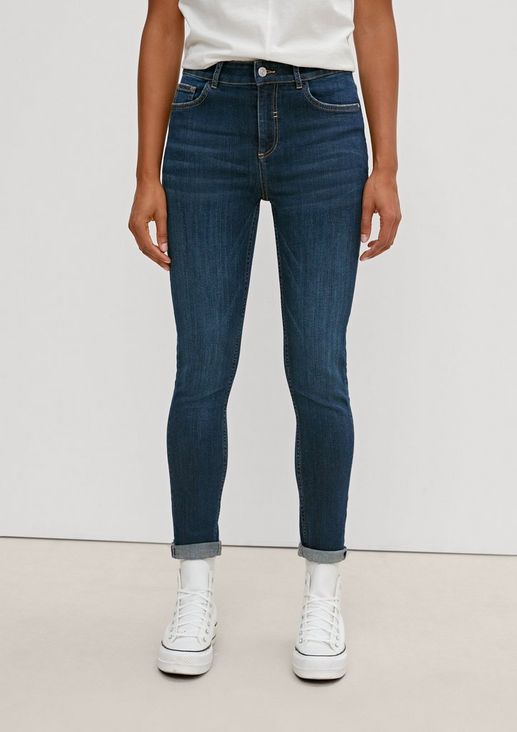 Skinny: Schmale Stretchjeans 