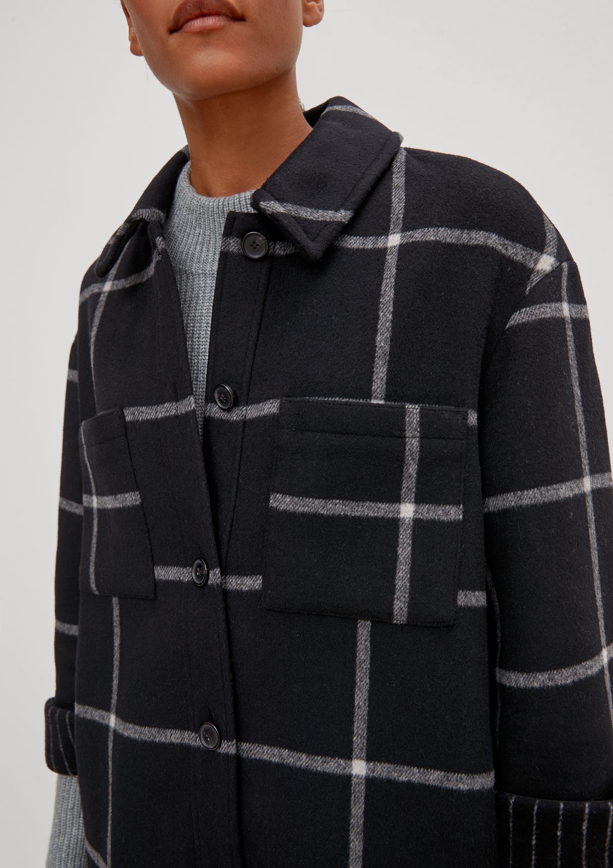 Wool blend jacket from comma
