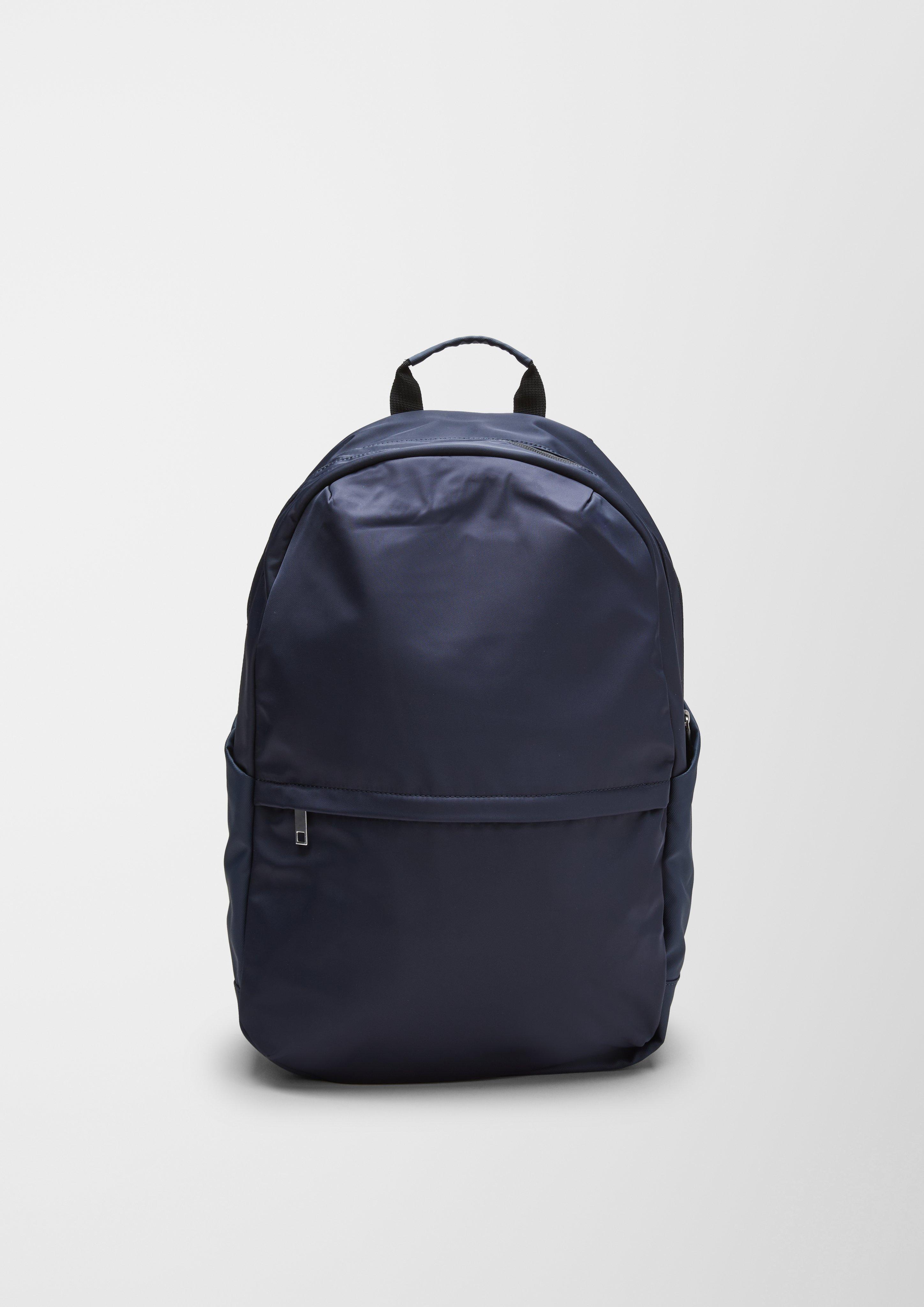 Men Nylon rucksack with laptop compartment deep blue www.soliver.eu