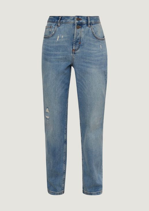 Boyfriend: jeans with distressed elements from comma