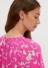 Tunic-style print blouse from comma