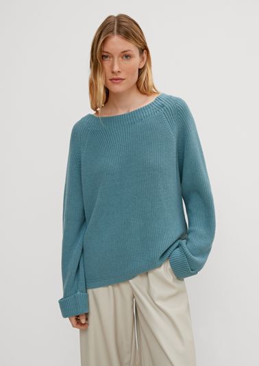 Rib knit jumper from comma