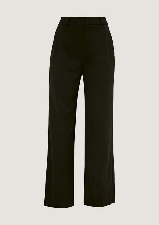 Loose fit: viscose twill trousers from comma
