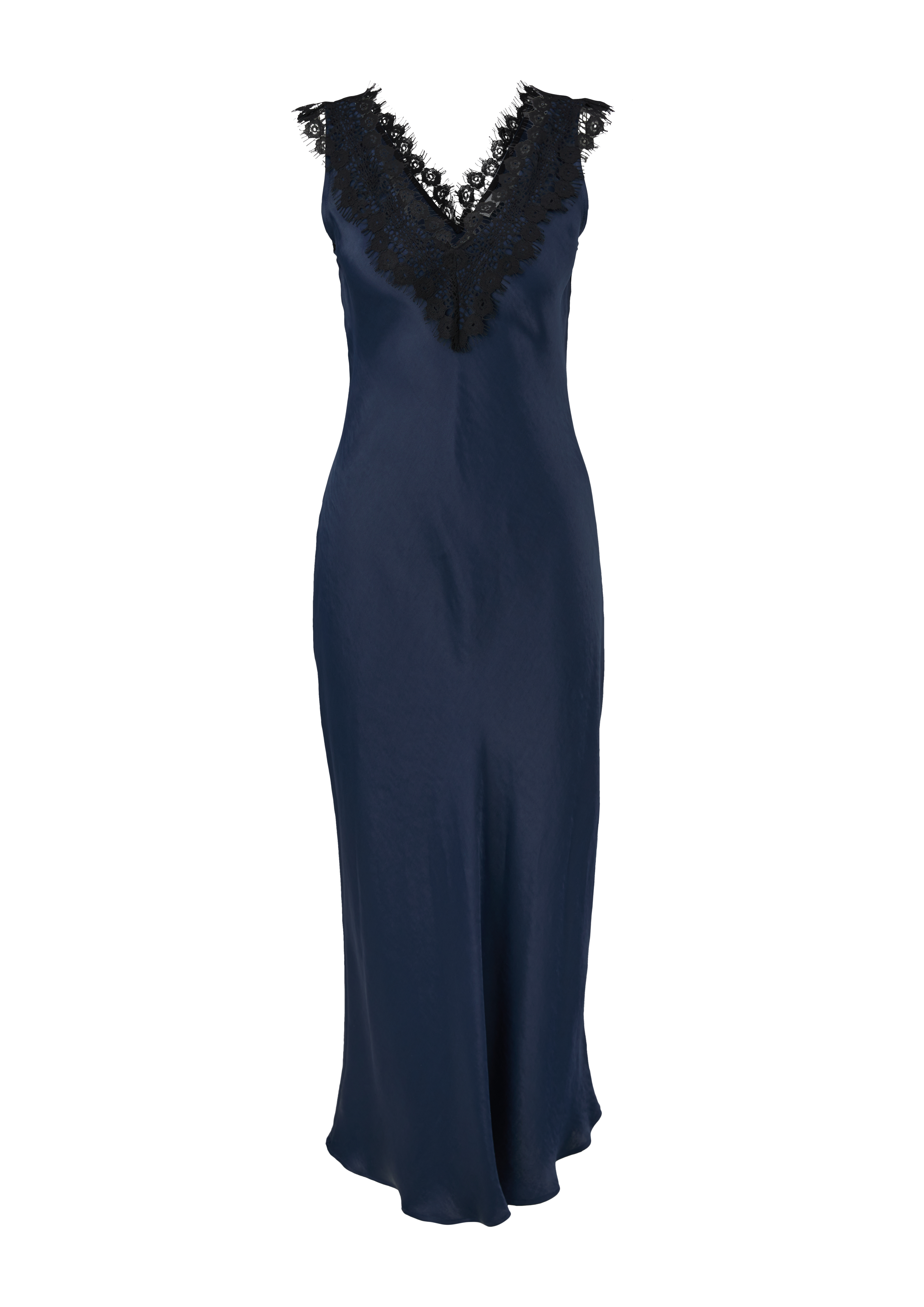 Chiffon dress with a sophisticated colour graduation