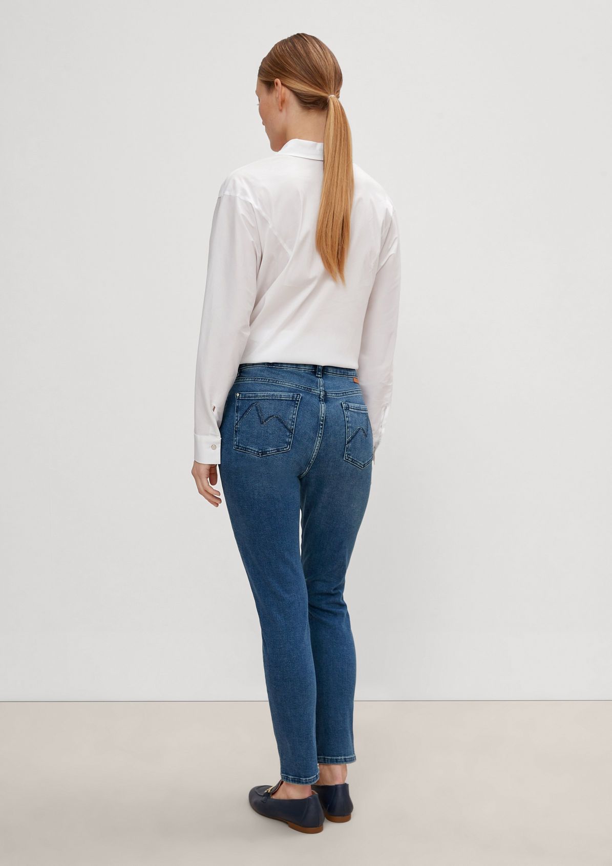 Slim fit: jeans made of stretch cotton from comma