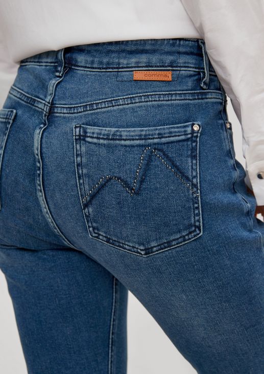 Slim: Jeans aus Baumwollstretch 