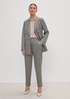 Slim fit: trousers in a new wool blend from comma