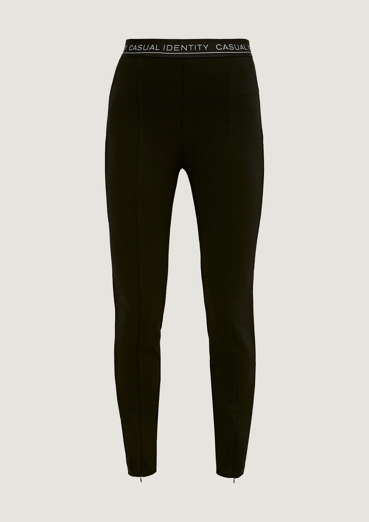 Leggings with a logo waistband from comma