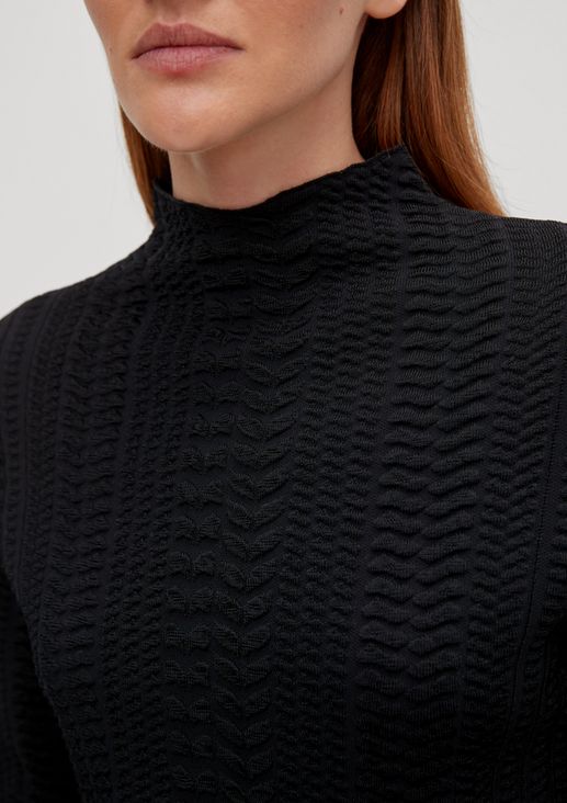 Textured jumper in a viscose blend from comma
