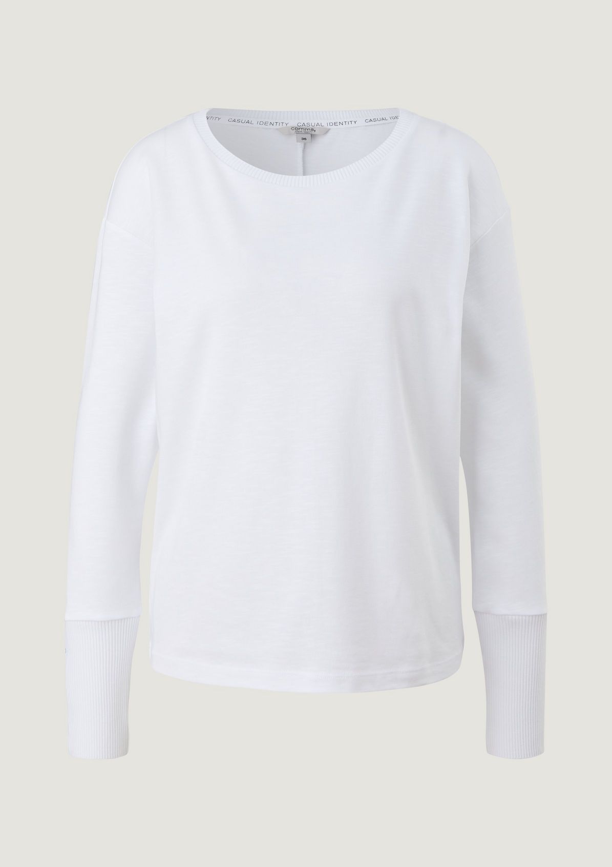 Long sleeve top in a modal blend from comma