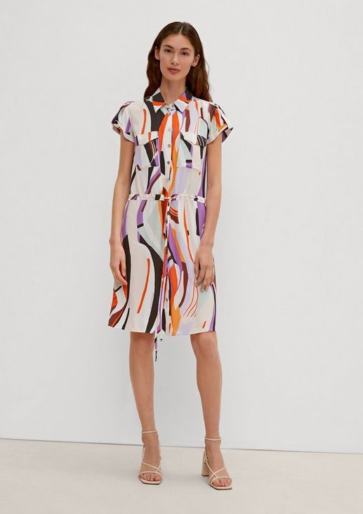 Viscose blouse dress from comma