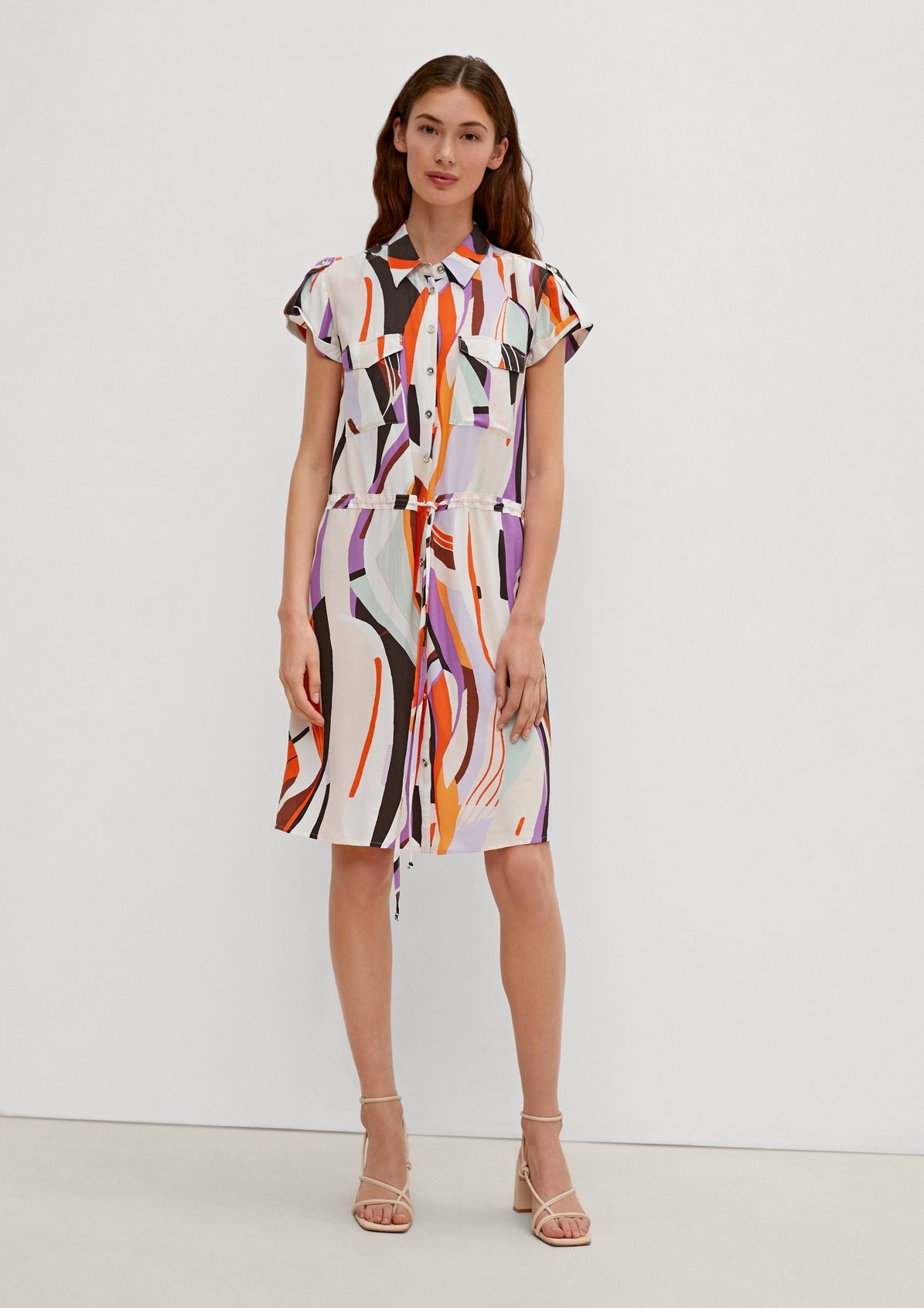 Viscose blouse dress from comma