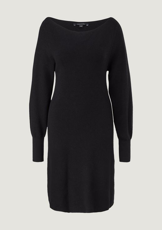 Knitted dress in a viscose blend from comma