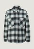 Checked overshirt in blended wool from comma