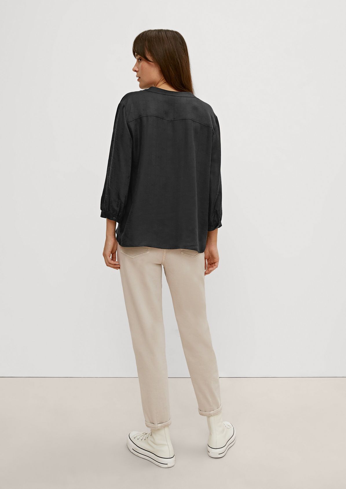 Blouse with a jacquard texture from comma