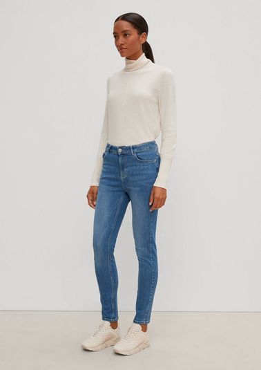 Skinny: Denim mit Waschung from comma