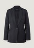 Long blazer in stretch viscose from comma