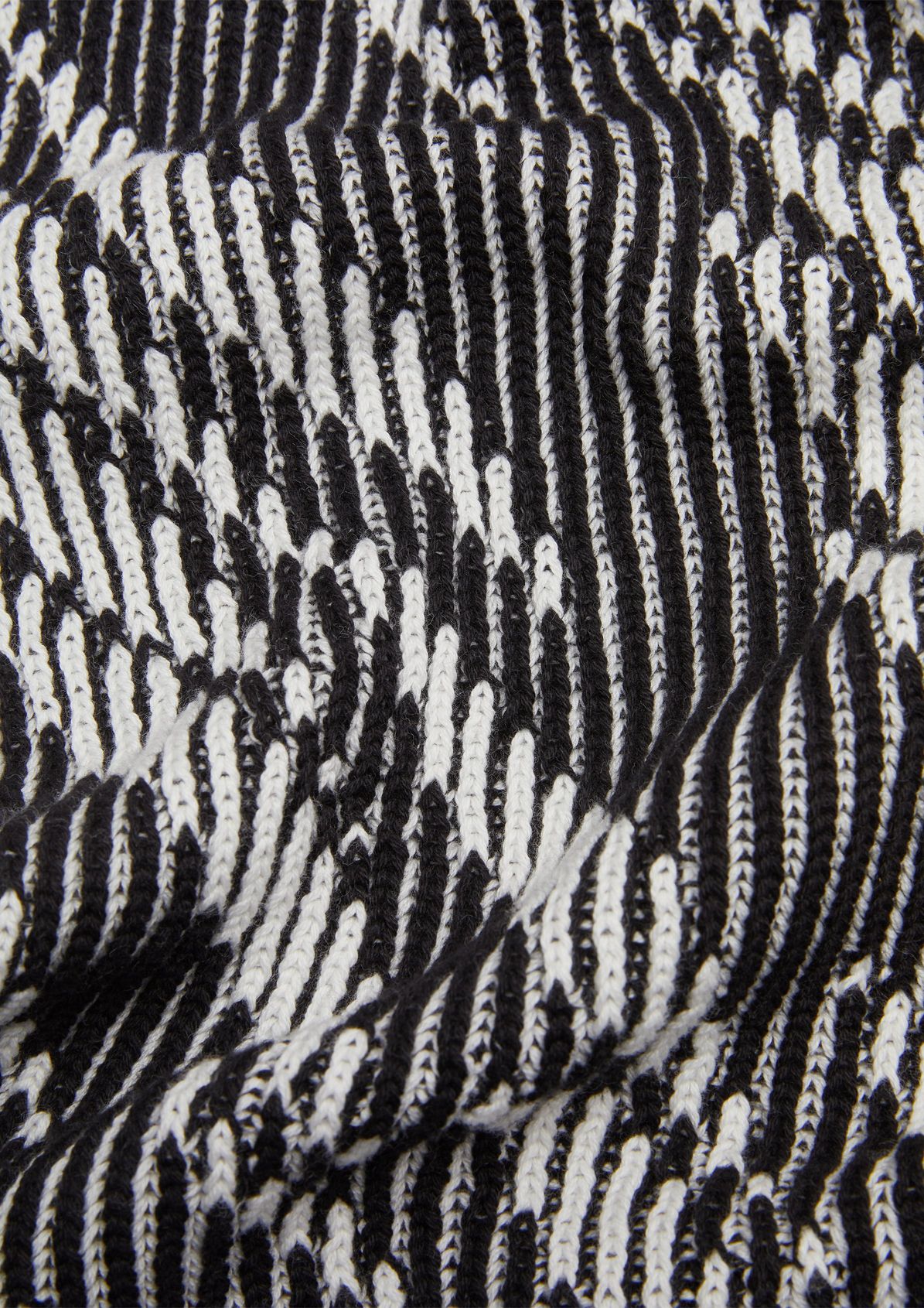 Cotton scarf with a zebra pattern from comma